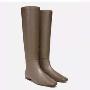 Vince Nella Leather Knee-High Boots Size 8.5M